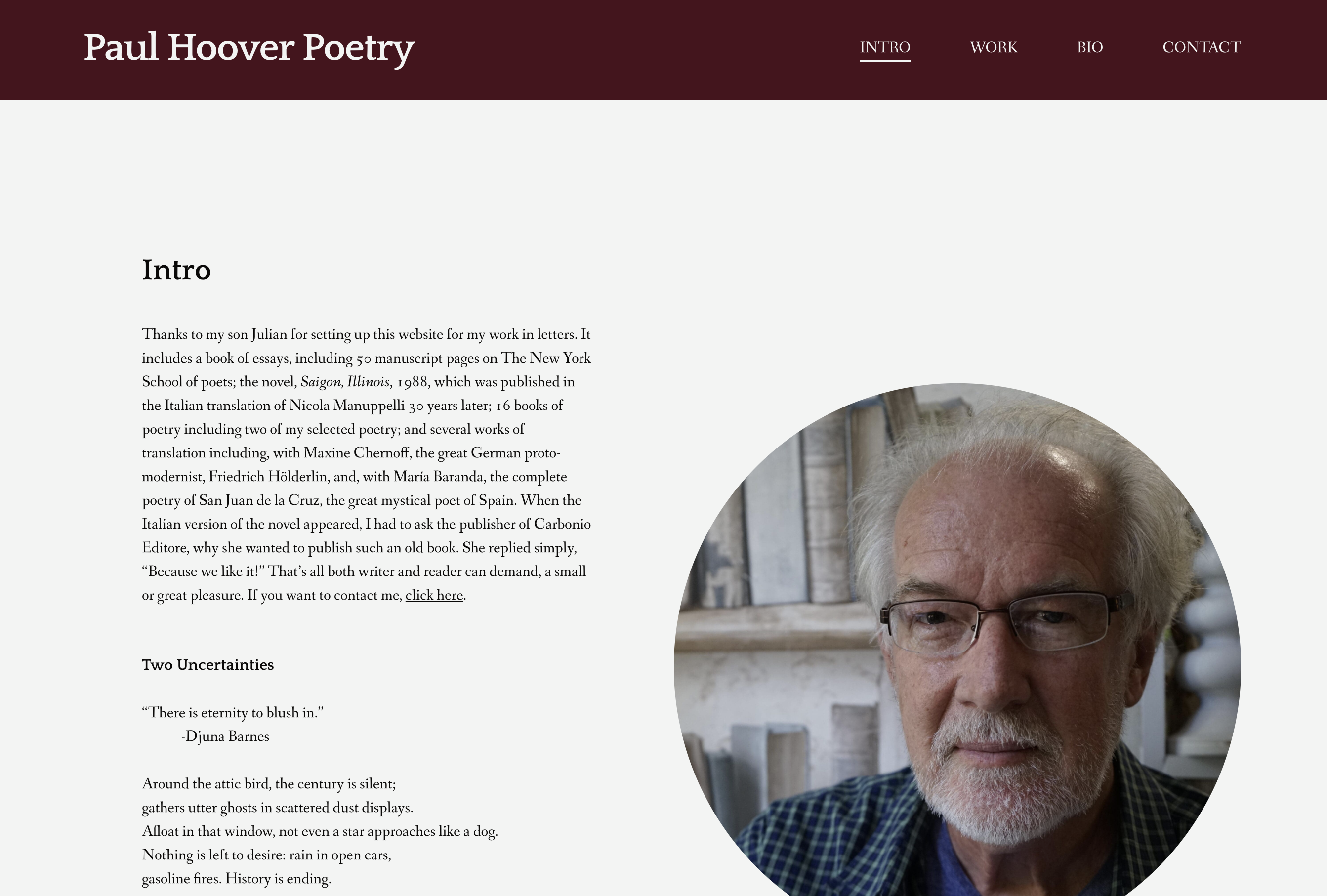 paul hoover poetry screenshots